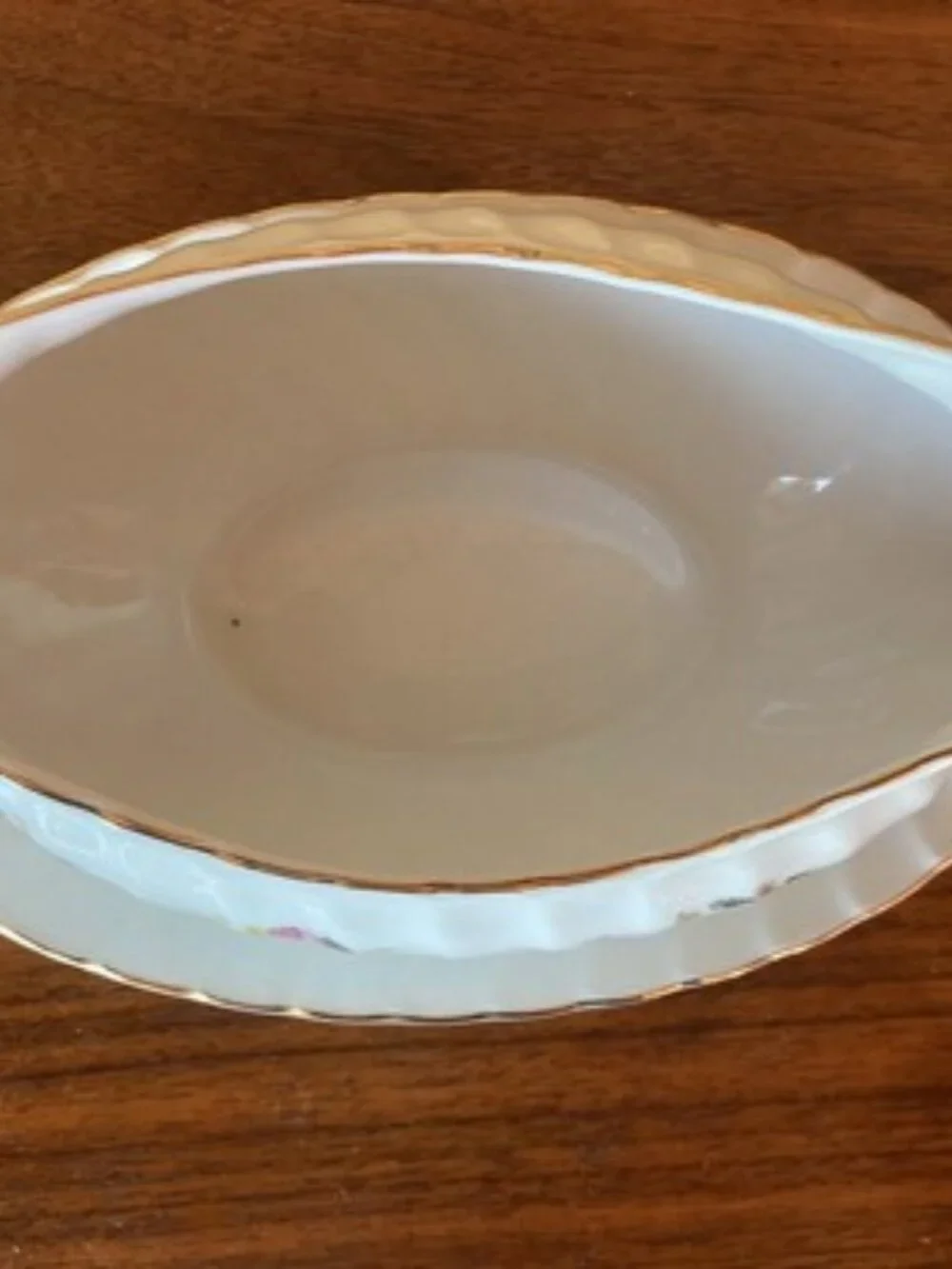 Creative Fine China Japan 2345 Regency Rose Gravy Boat Attached Underplate